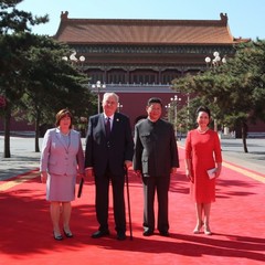 Prezident republiky s manželkou navštívili Čínu