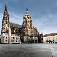 Katedrála sv. Víta - pohled ze III. nádvoří Pražského hradu